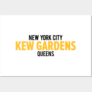 Minimalist Kew Gardens Logo - Capturing the Essence of Queens Posters and Art
